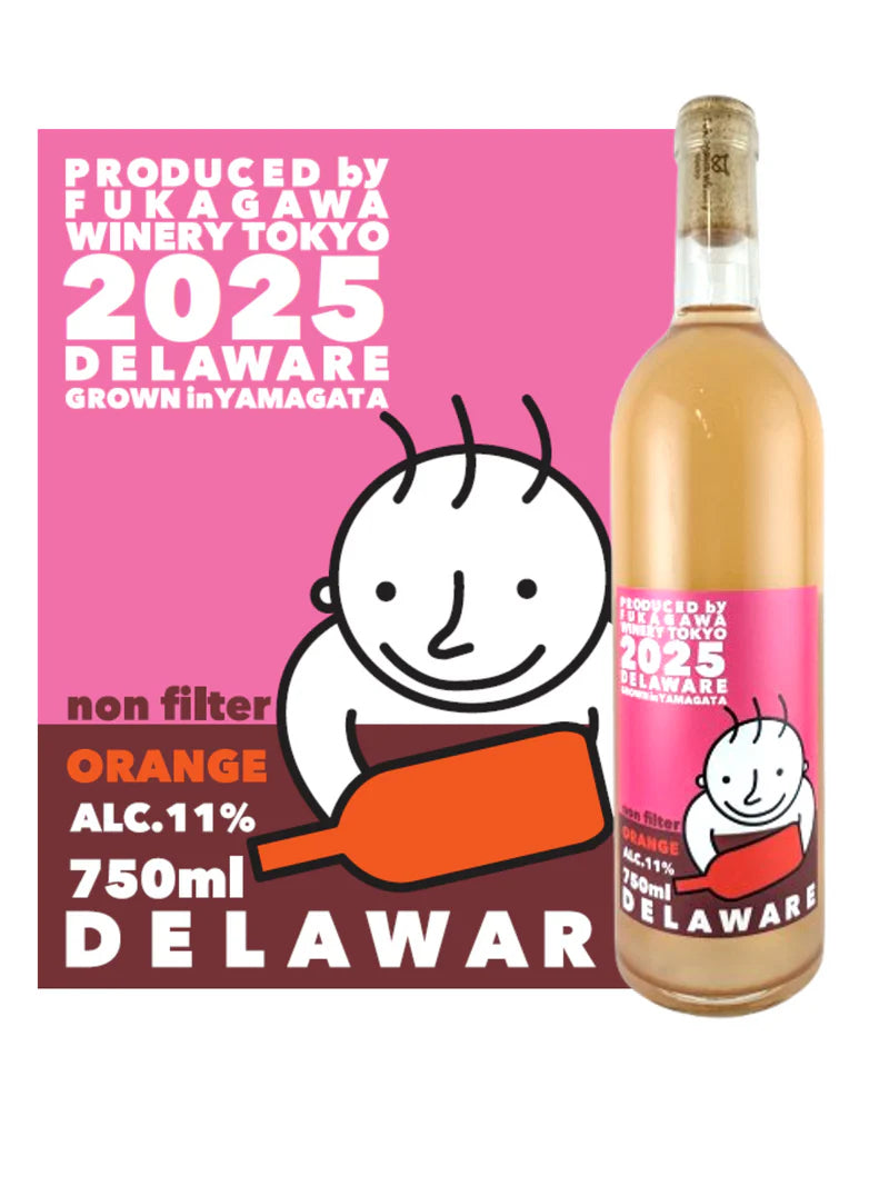 【酸化防止剤無添加】山形県産デラウェア オレンジ無ろ過2025 / （オレンジ）【定期10%OFF】￥2,860⇒￥2,574